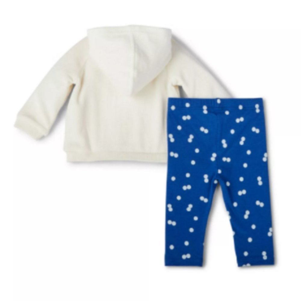 Baby Adaptive Whale Print Hoodie & Bottom Set - Christian Robinson x Target - Picture 2 of 4